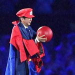 His Mario outfit (AP)